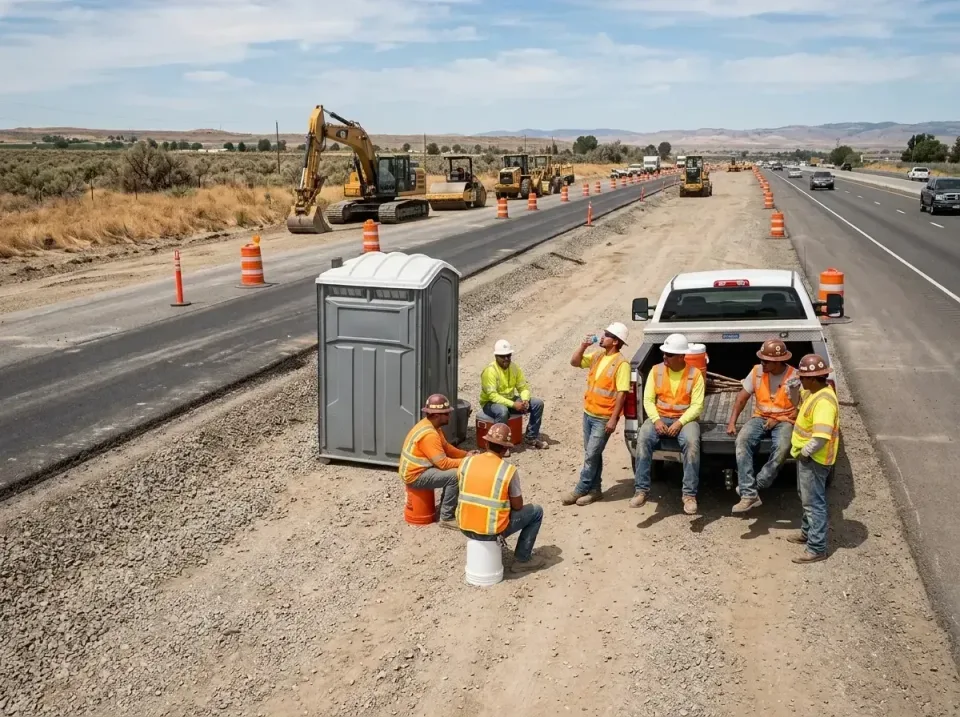highway-road-construction-crew-007 — frequently asked questions, Porta Potty and Restroom Rentals in Santa Monica, CA